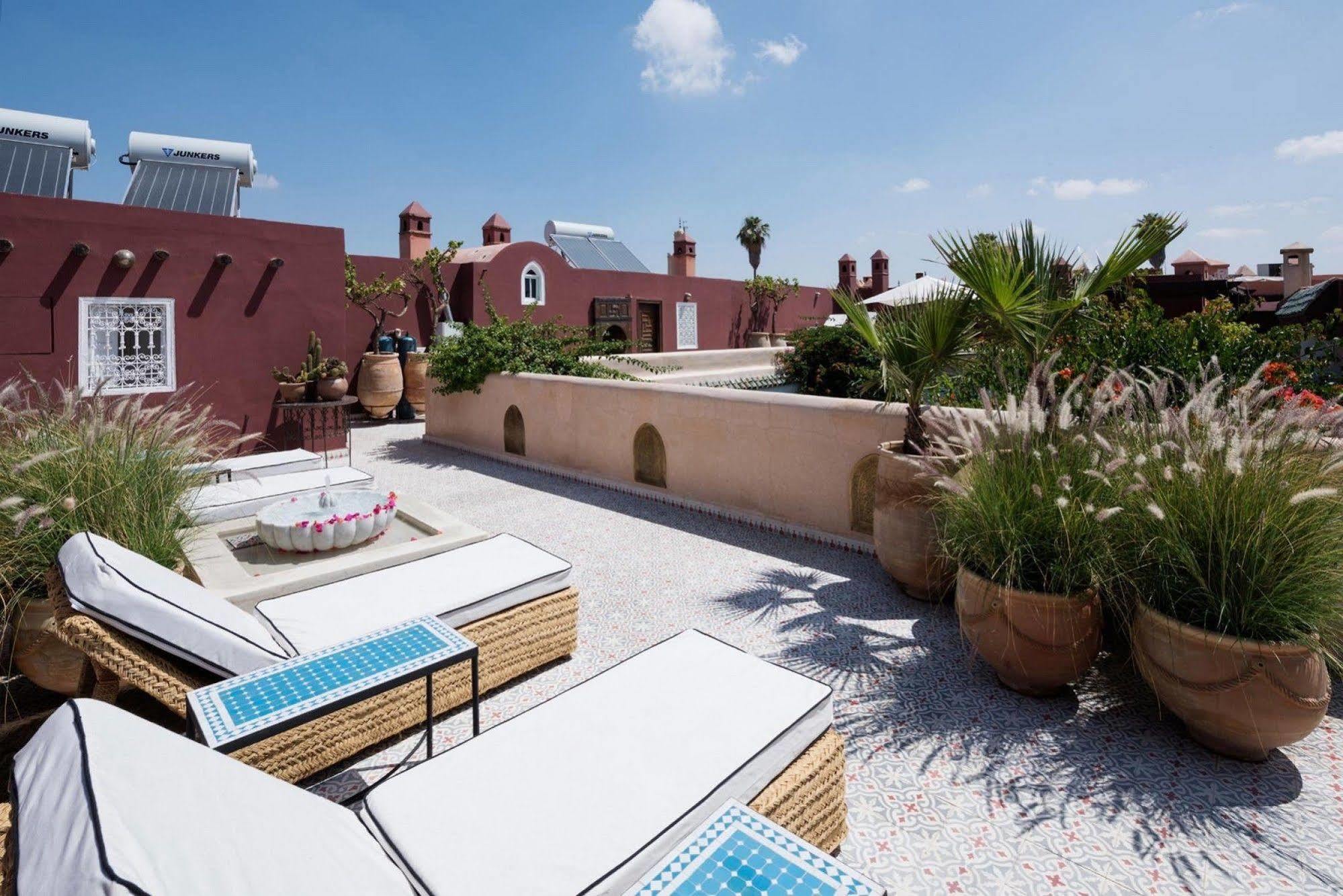Riad Les Yeux Bleus Marrakesh Buitenkant foto